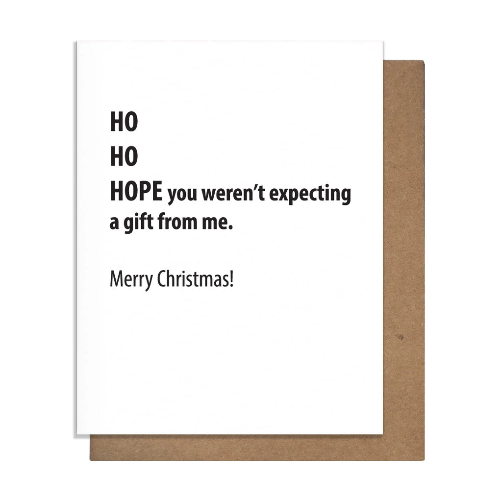 Ho Ho Hope Greeting Card