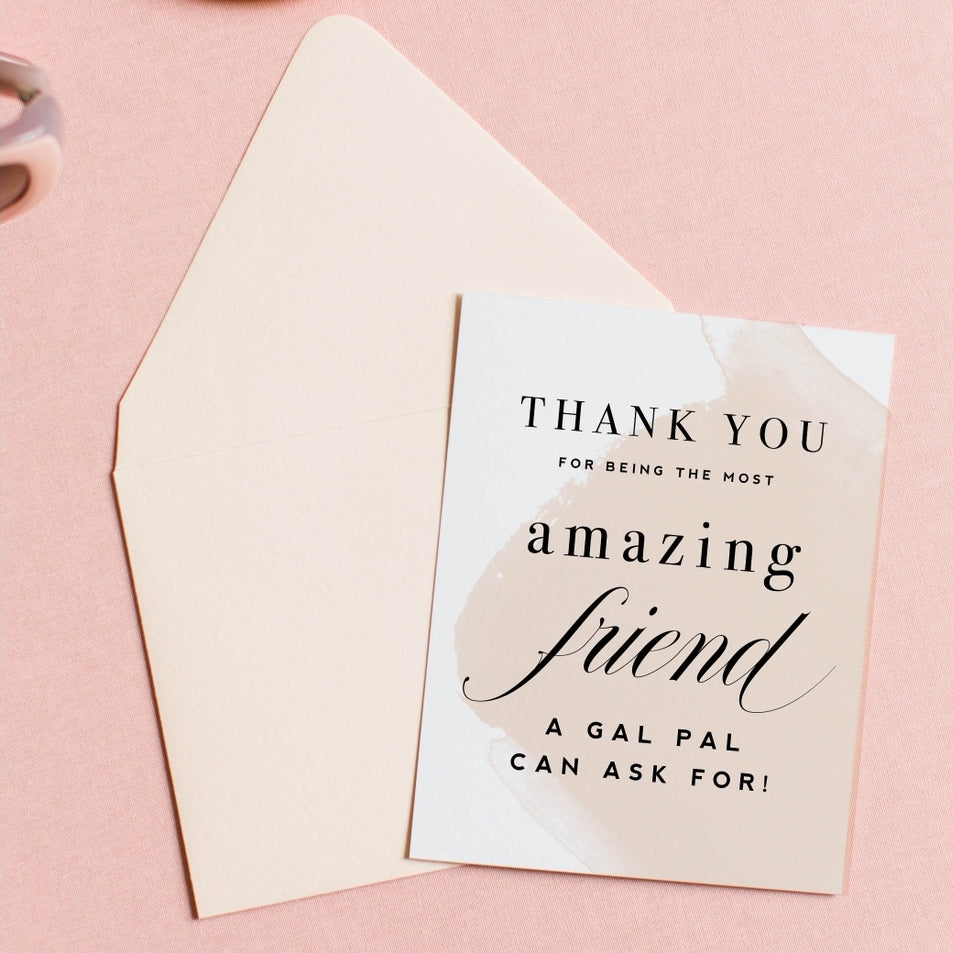 Thank You Amazing Friend - Friendship Card