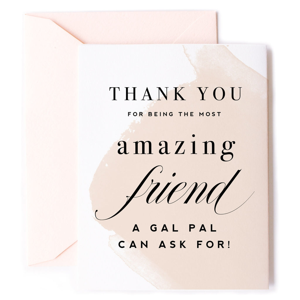 Thank You Amazing Friend - Friendship Card