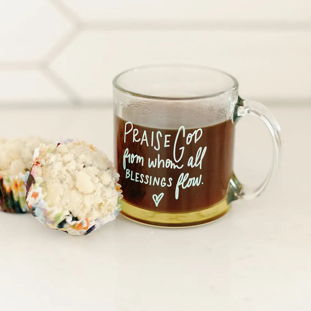 Praise God Glass Mug